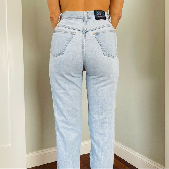 Vintage Denim - Paris Sport Club- Vintage SZ 9 High Waist Jeans